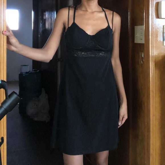 Zara LACE MINI DRESS SZ M - Picture 10 of 11